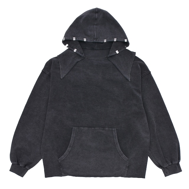 【1017 ALYX 9SM】INSIDE OUT MULTI LIGHTERCAP HOODIE(WASHED BLACK)