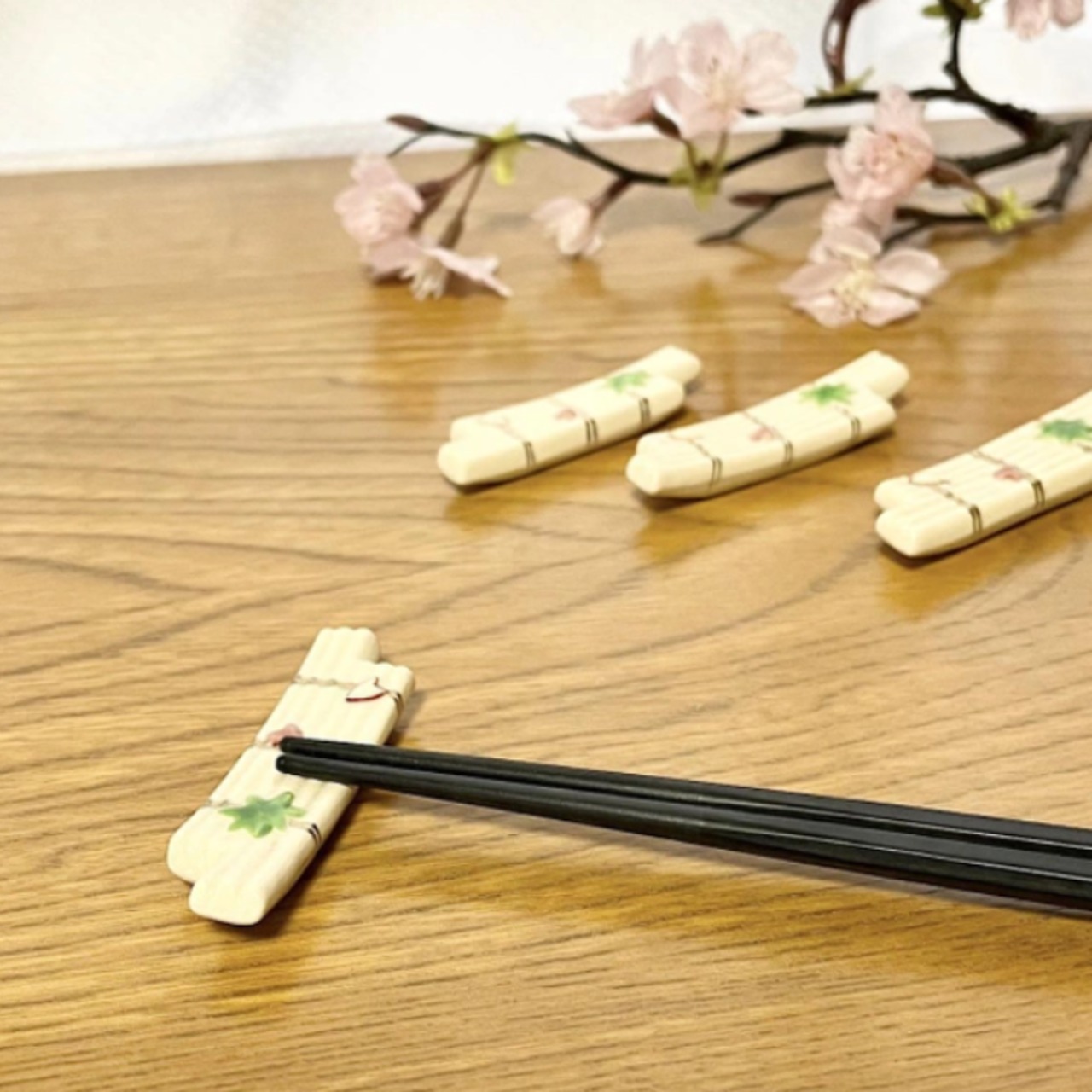 【京焼清水焼】花筏（はないかだ）箸置き