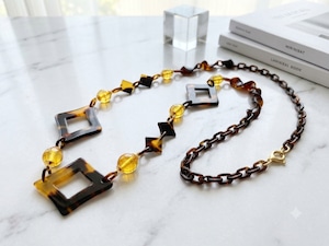 べっ甲ネックレス(N-293)