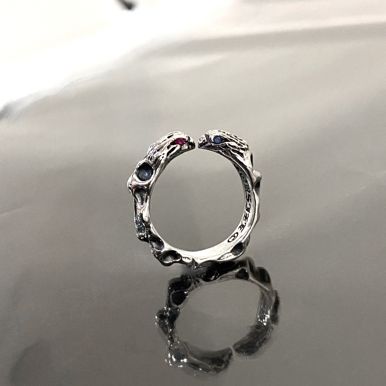 EAGLE RING w/RUBY and SAPPHIRE / イーグルリング・ルビー サファイヤ