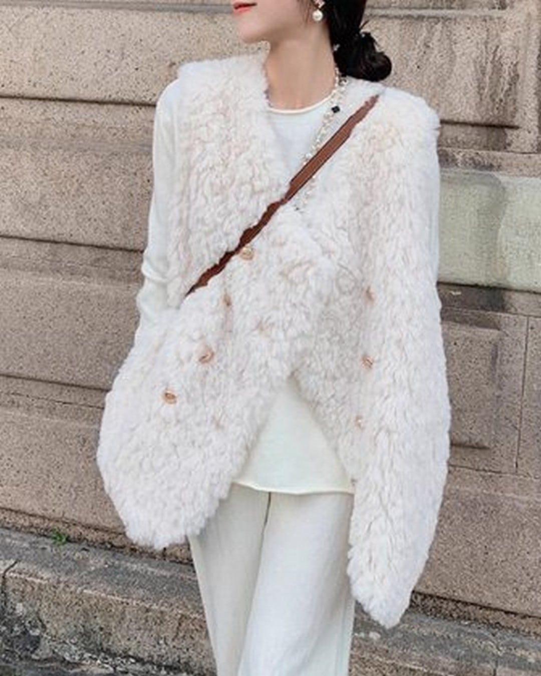 ボアベストジャケット A24372