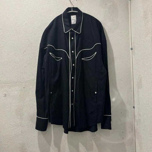 NAME.　ネーム　17AW TENCEL COTTON WESTERN SHIRT ウエスタンシャツ SIZE 1.NMSH-17AW-010 【表参道t02】