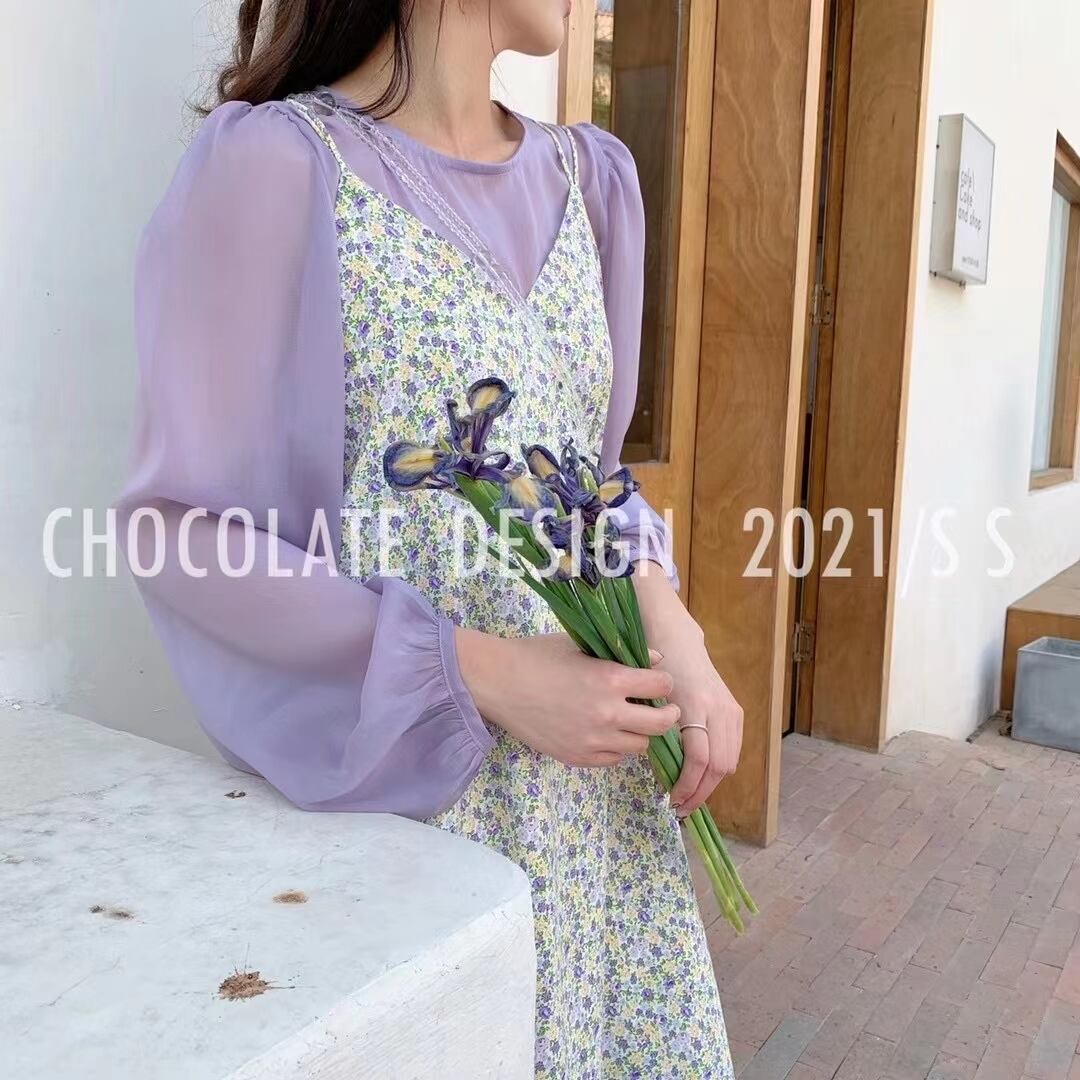 小花柄キャミワンピース  AJ2205-624