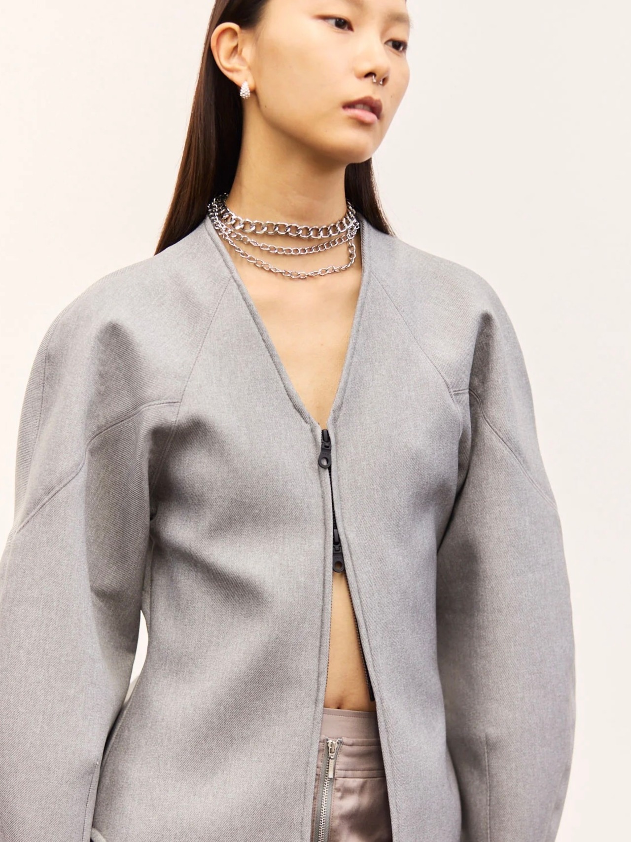 THINGS THAT MATTER　シングスザットマター  / DOUBLE KNIT V-NECK JACKET - 2