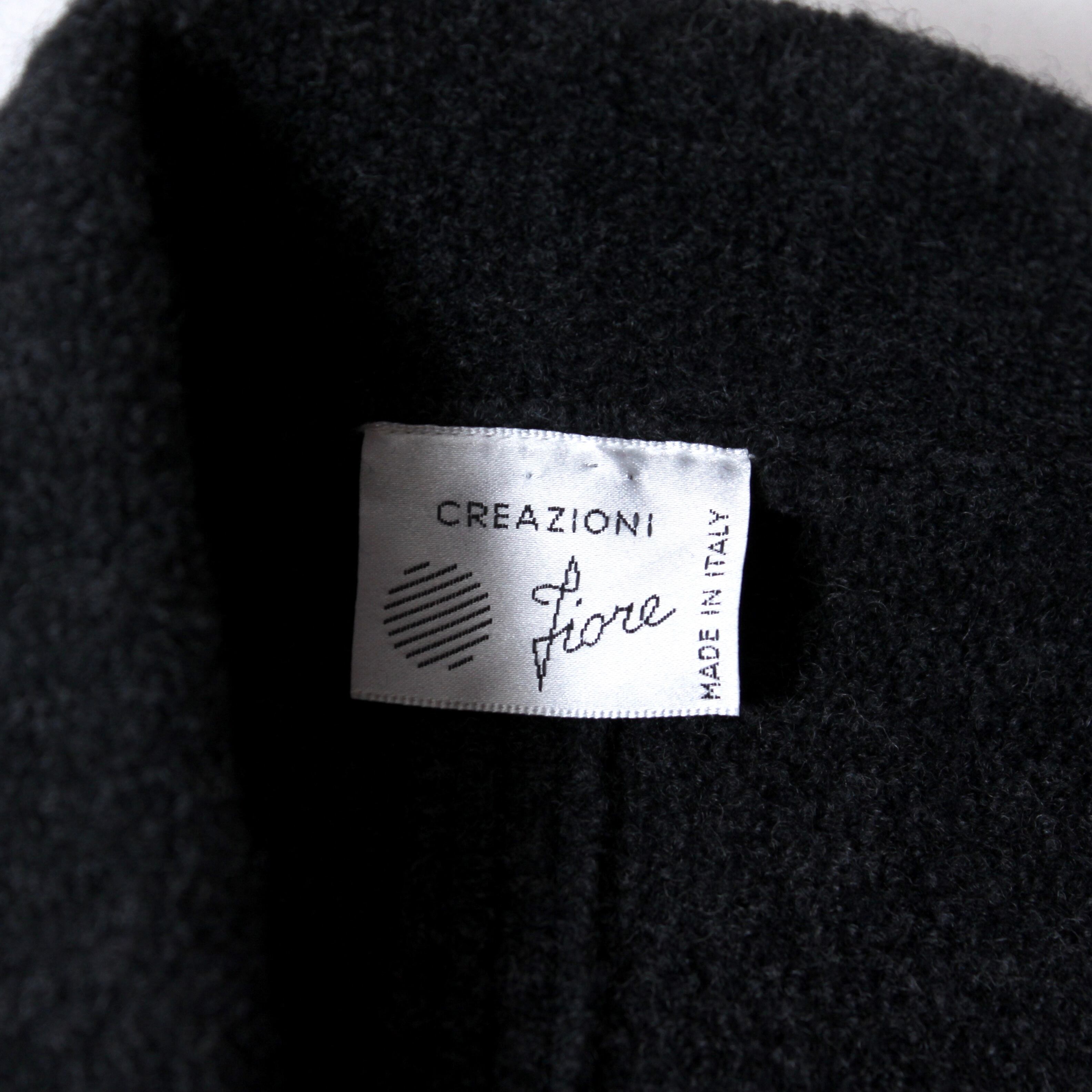 0721. boiled wool tyrolean jacket made in Italy グレー ボイルド