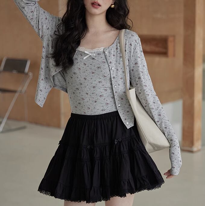 little flower design camisole + tops