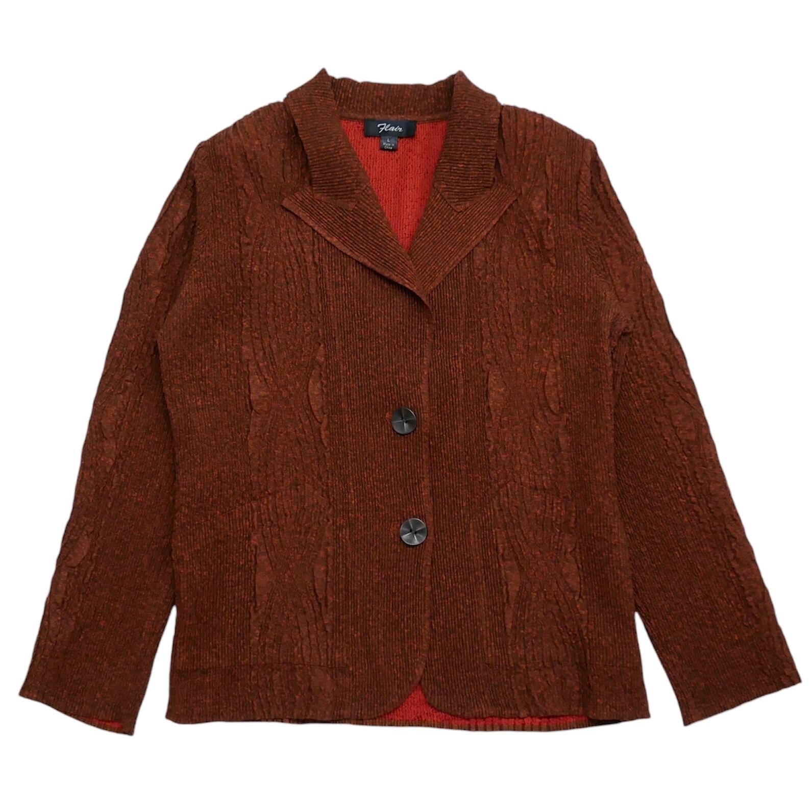 A.R.P.®︎ Premium Classic Mohair Cardigan W/Pocket Autumn Orange