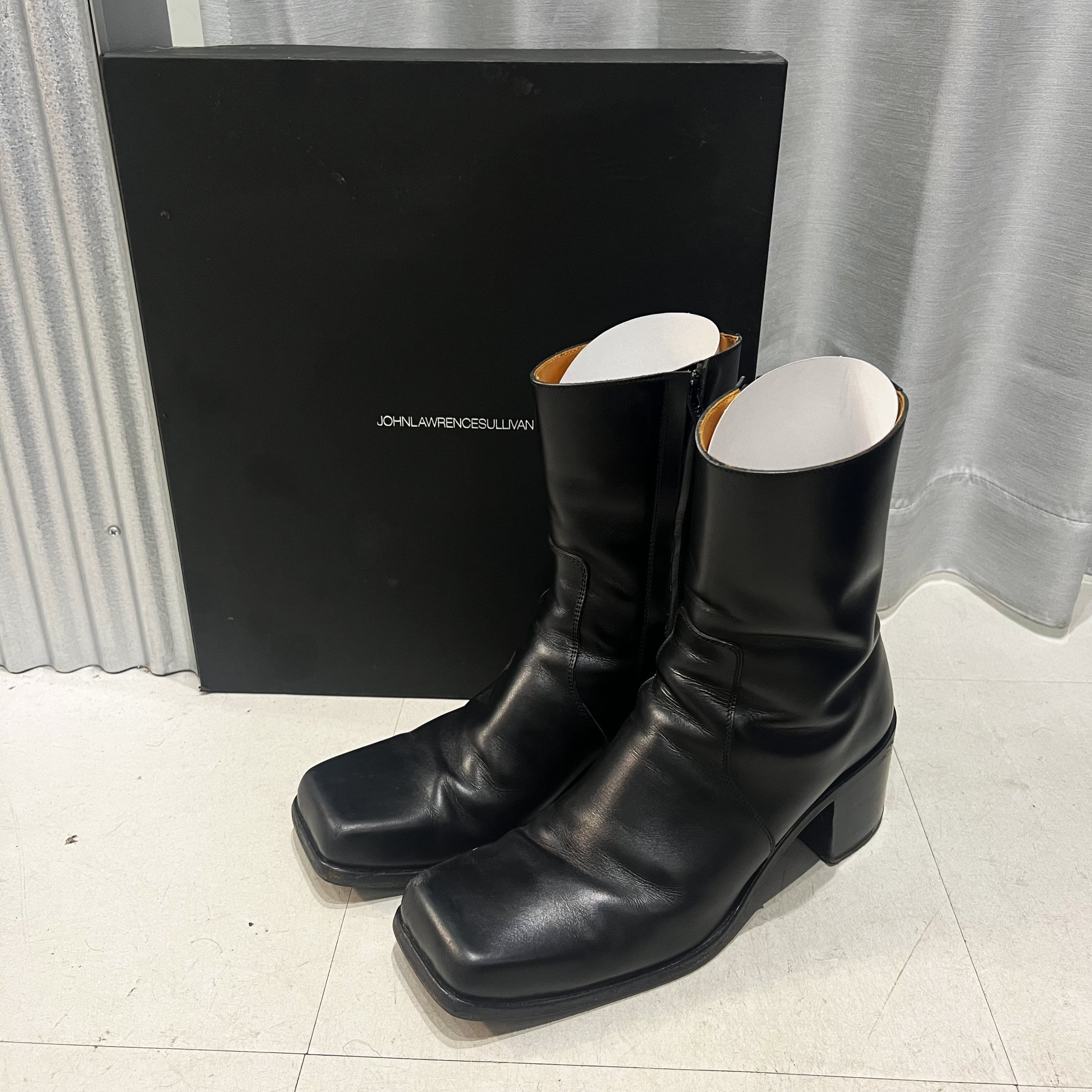 JOHN LAWRENCE SULLIVAN ジョンローレンスサリバン Square toe boots 
