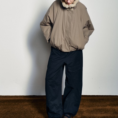 Boa Collar Short Jacket T3960