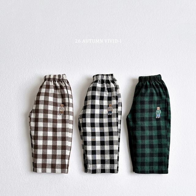 bibigom plaid pants【VIVID】※※10月下旬発送予定