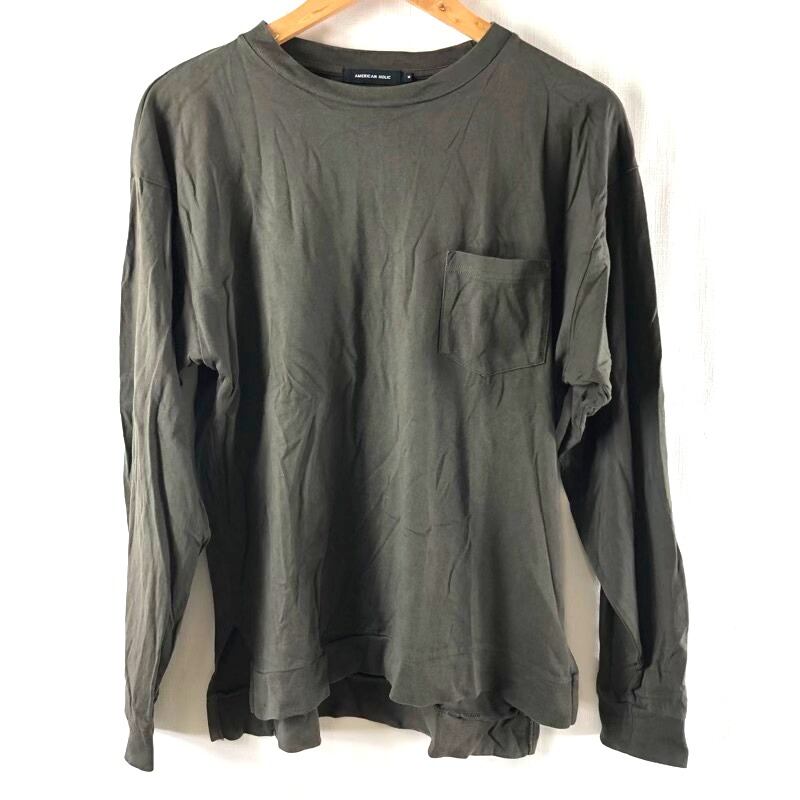 MIUMIU(ミュウミュウ) Damaged Layer Design Longsleeve POLO Shirt