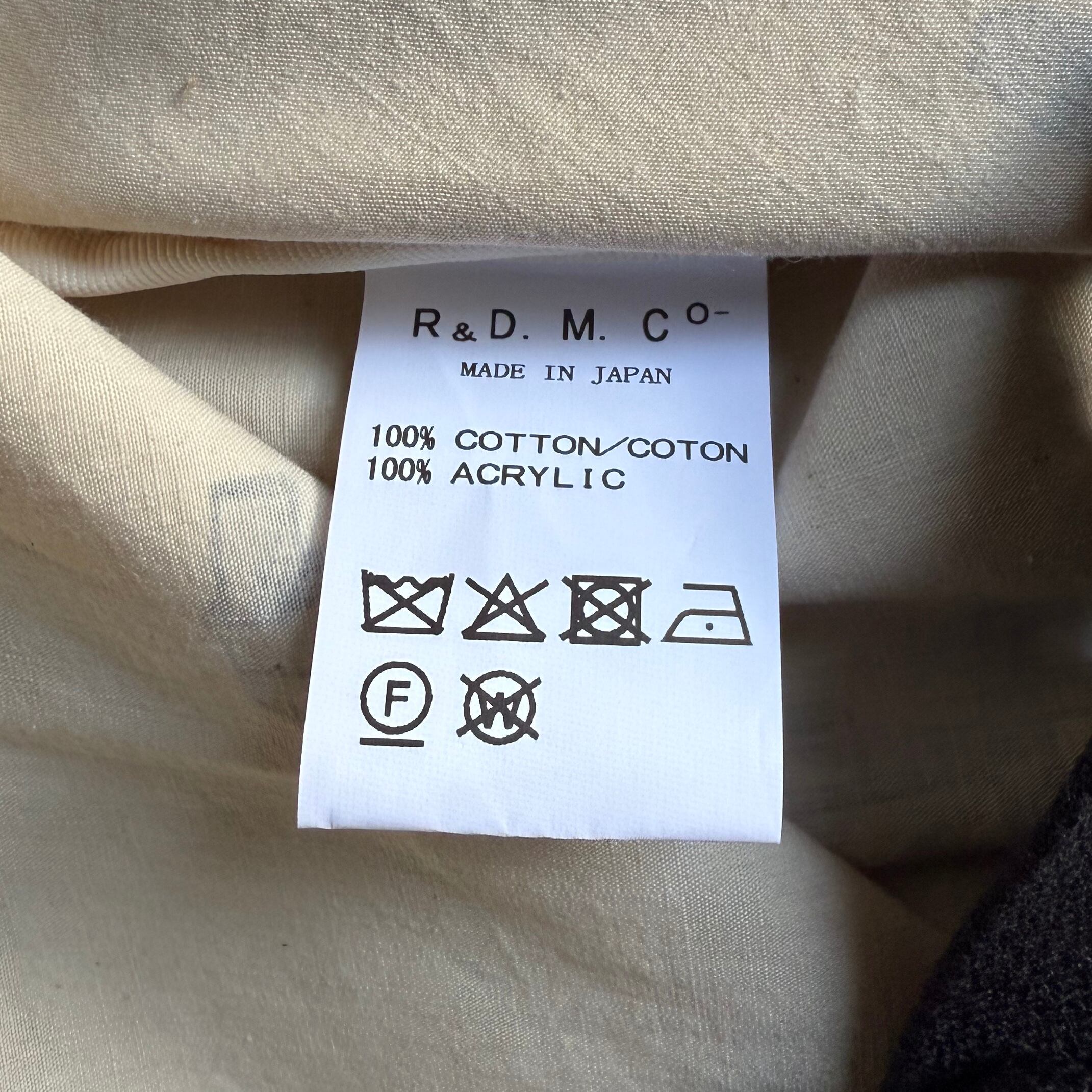 R&D.M.Co-/OLDMAN'S TAILOR/オールドマンズテーラー GREAT GREEN THUMB