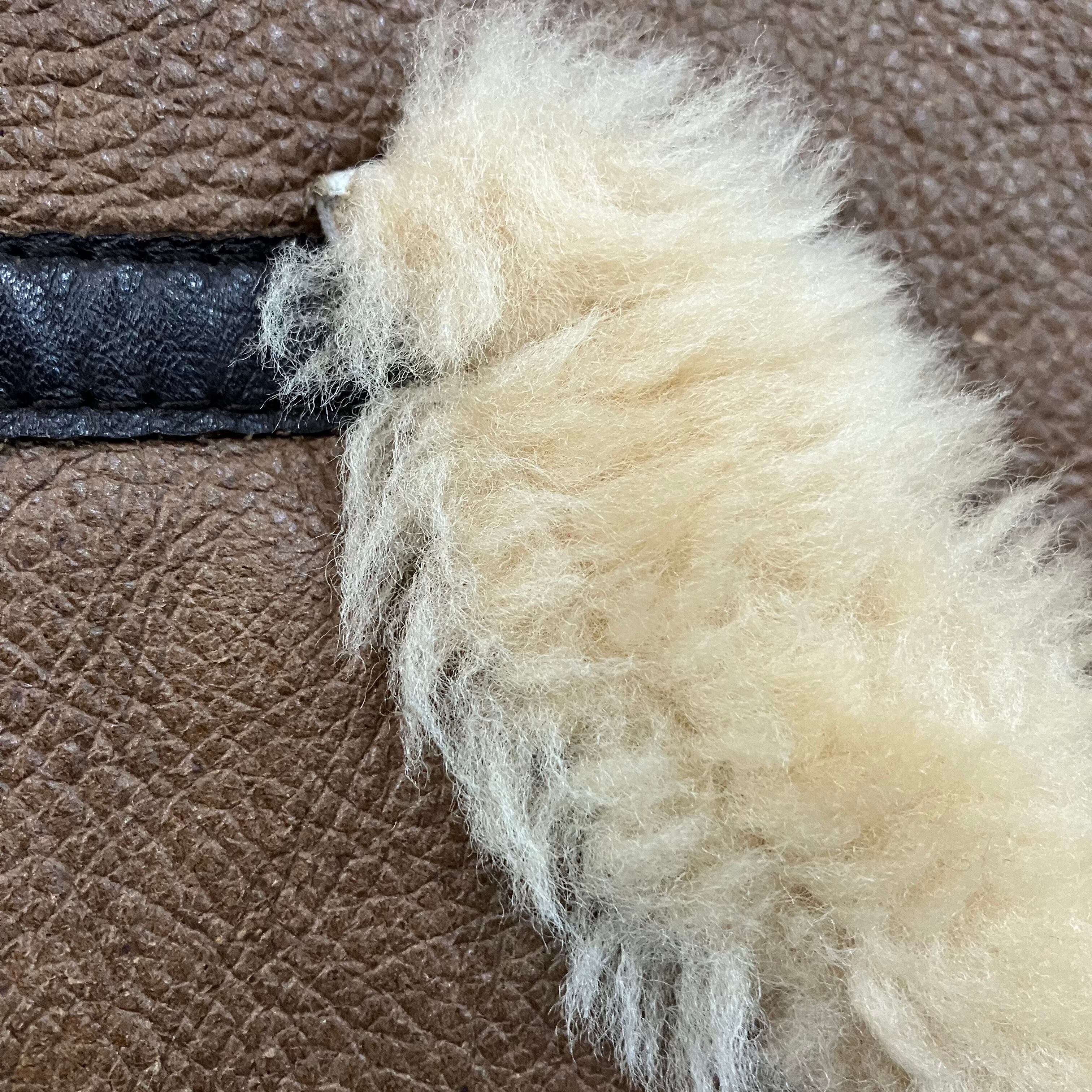 VINTAGE DAF Real Mouton zip Vest 』USED 古着 ヴィンテージ リアル