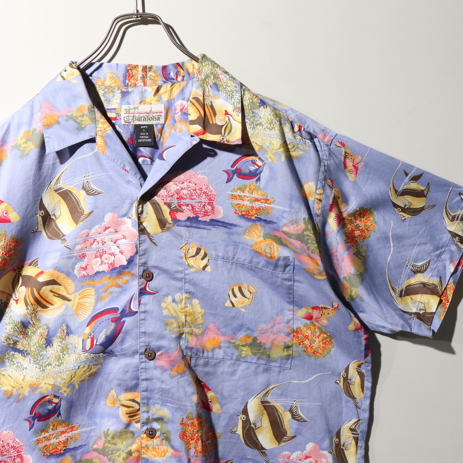 極美品 L 03年パタロハ 熱帯魚 アロハシャツ パタゴニア patagonia  