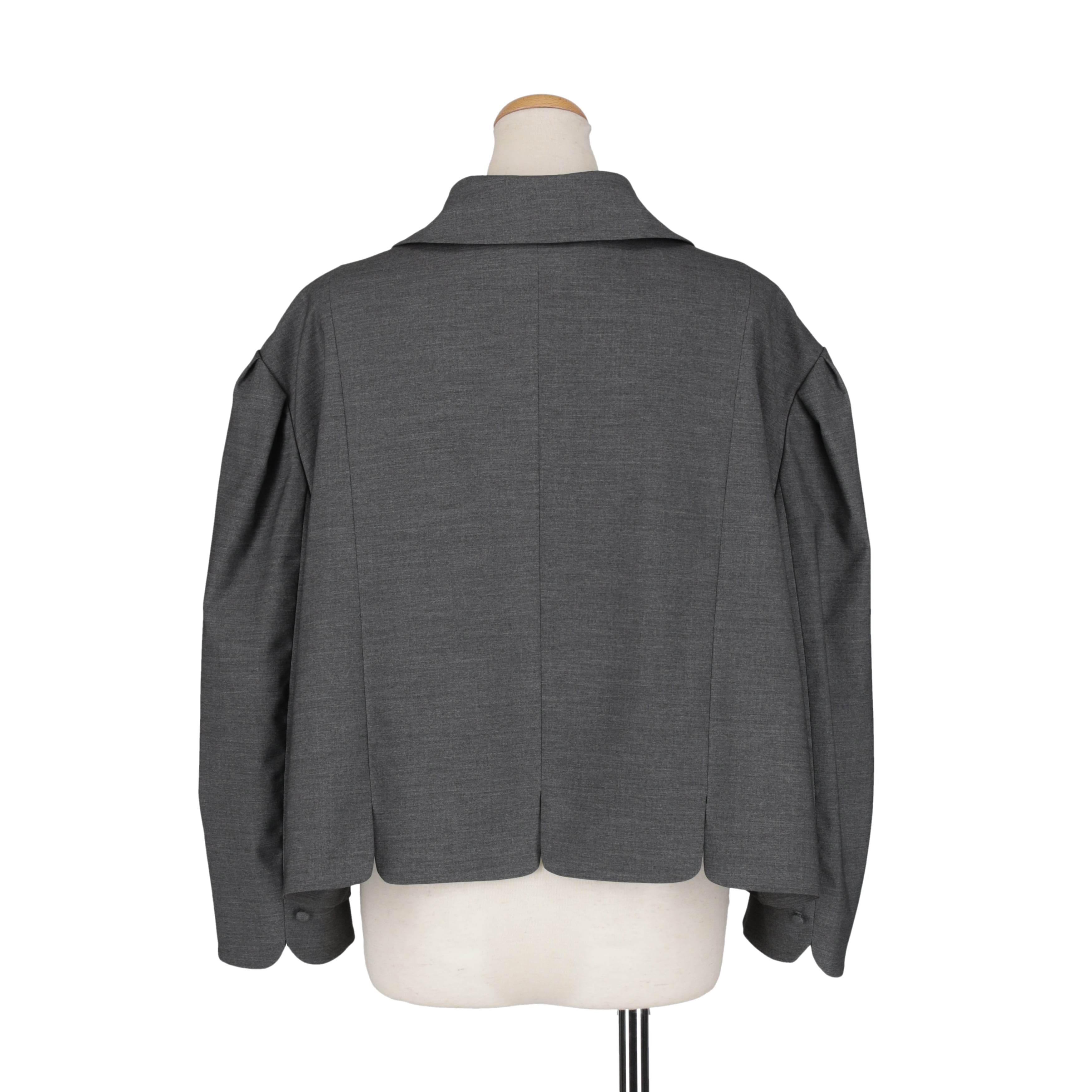 丸襟ジャケット　GRAY