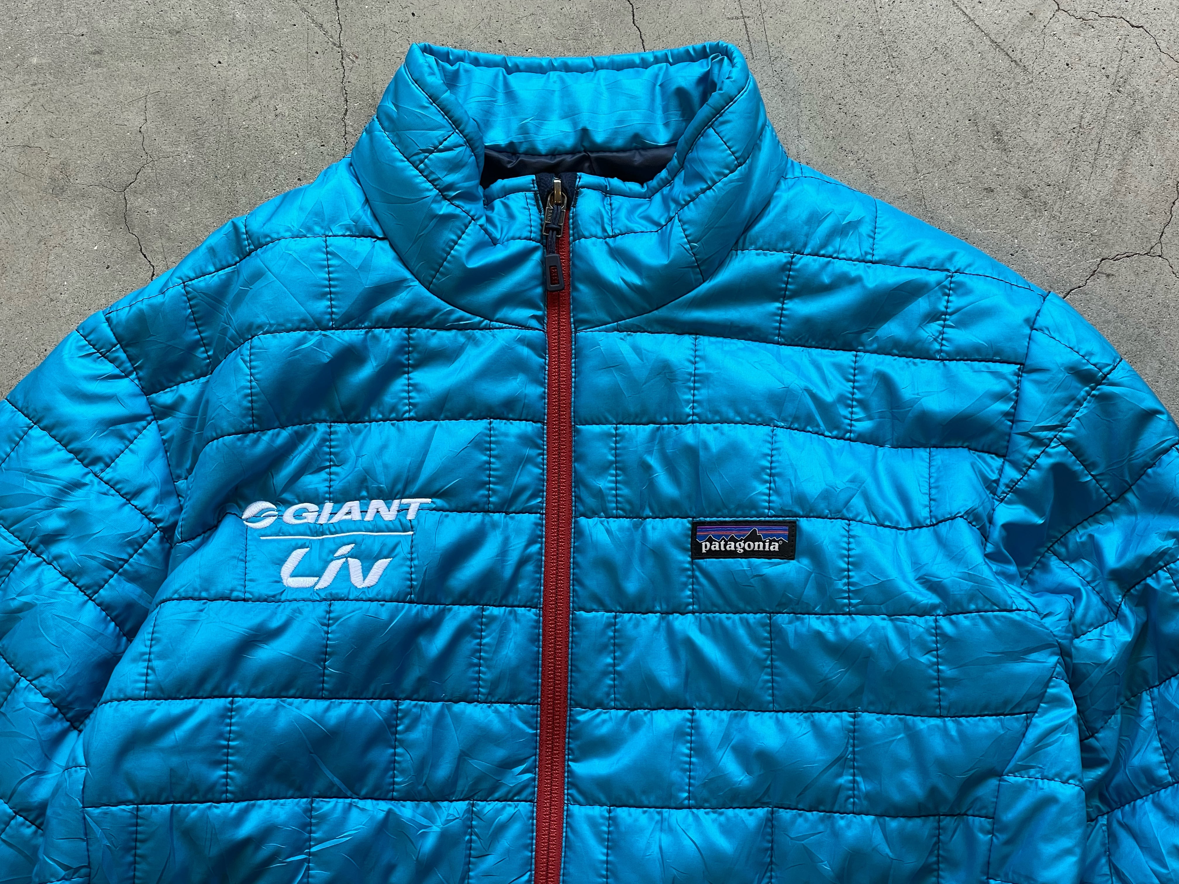 Patagonia GIANT NANO PUFF JACKET col SAX size M パタゴニア　ナノパフジャケット　アウトドア　 プリマロフト | STORE old&new clothing powered by BASE