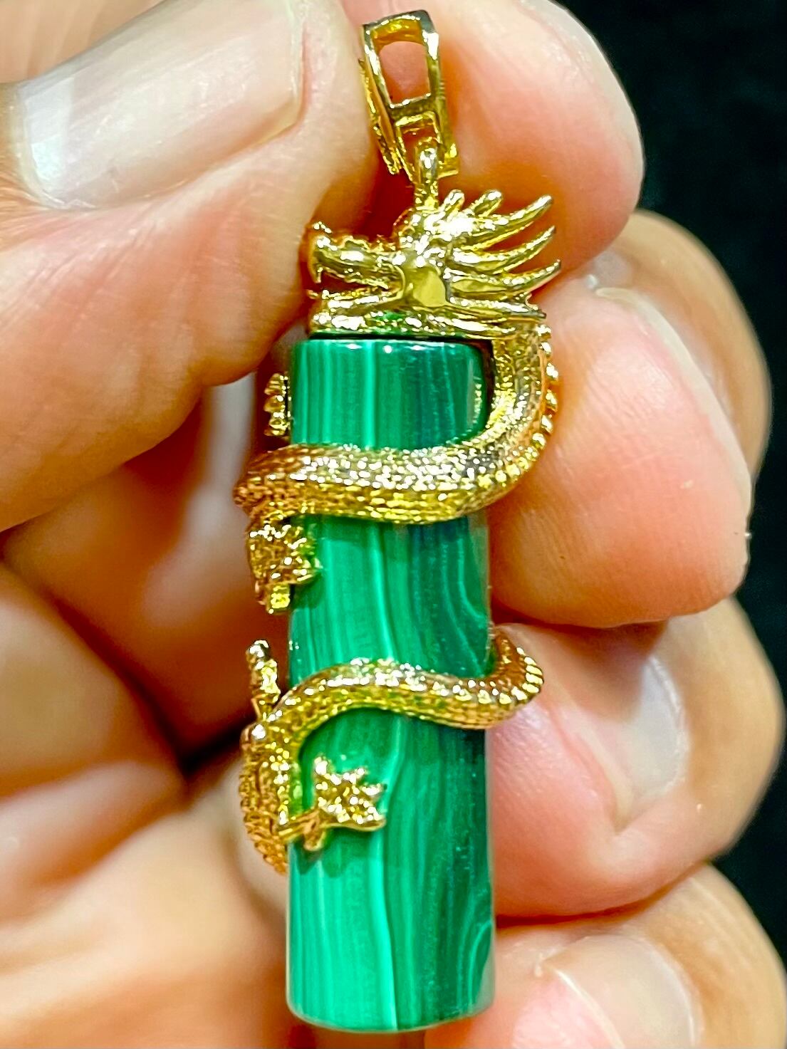 11) 開運!マラカイト「昇龍」PT