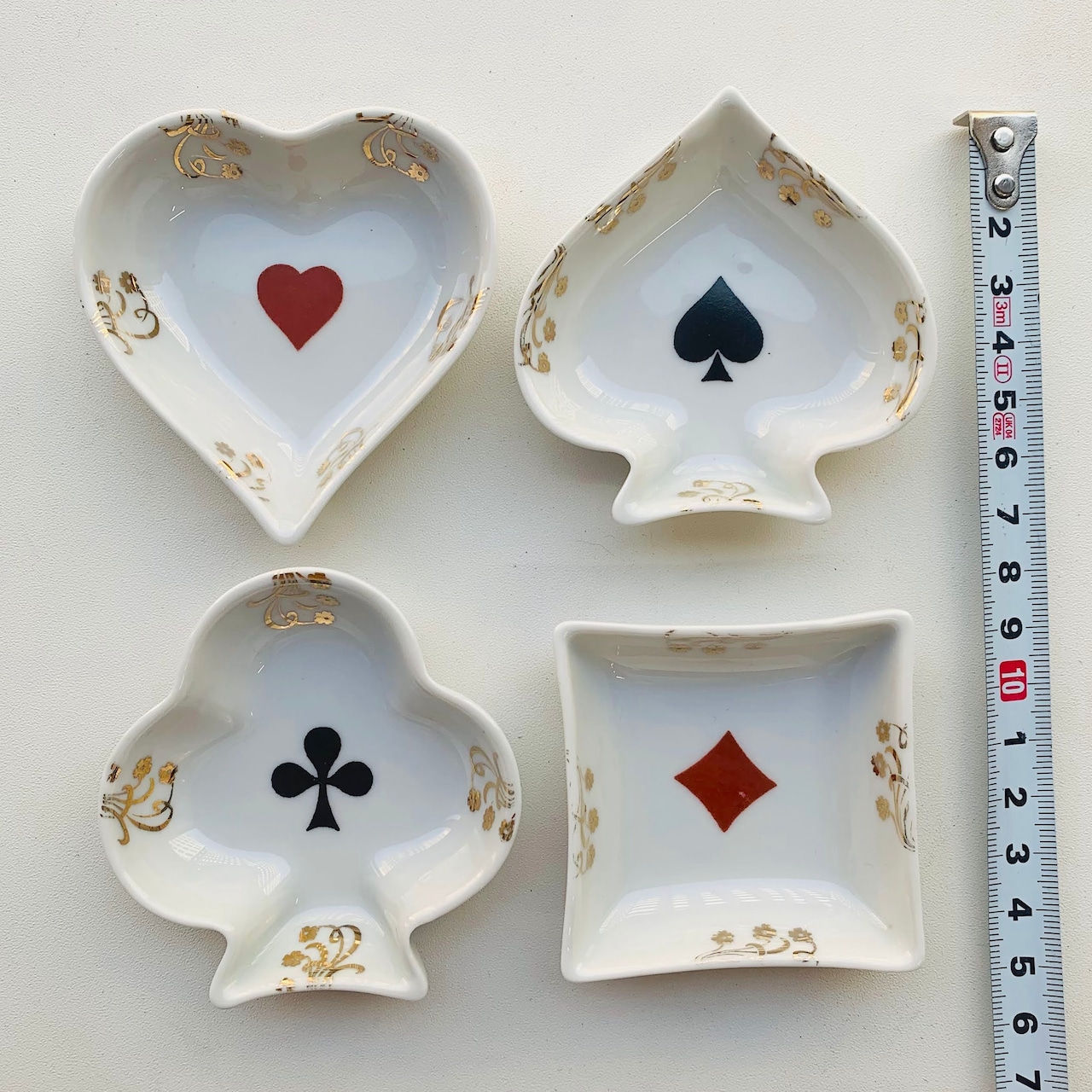 vintage 40s F.M Limoges リモージュ・フランス トランプ小皿 | Milo 