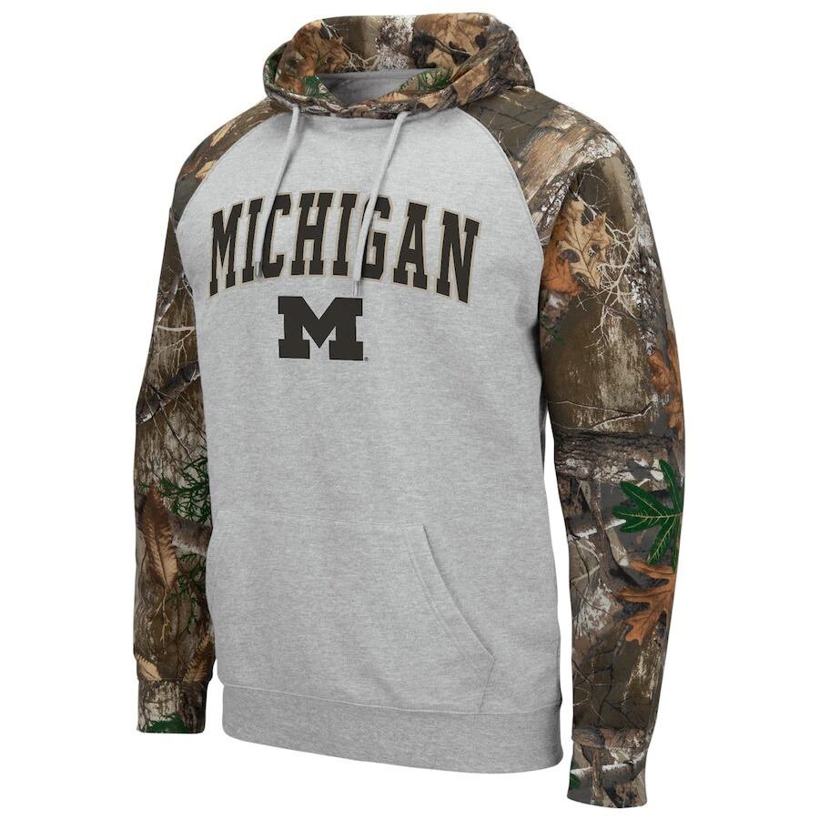 【M】ミシガン ウルヴァリンズ ミリタリー パーカー