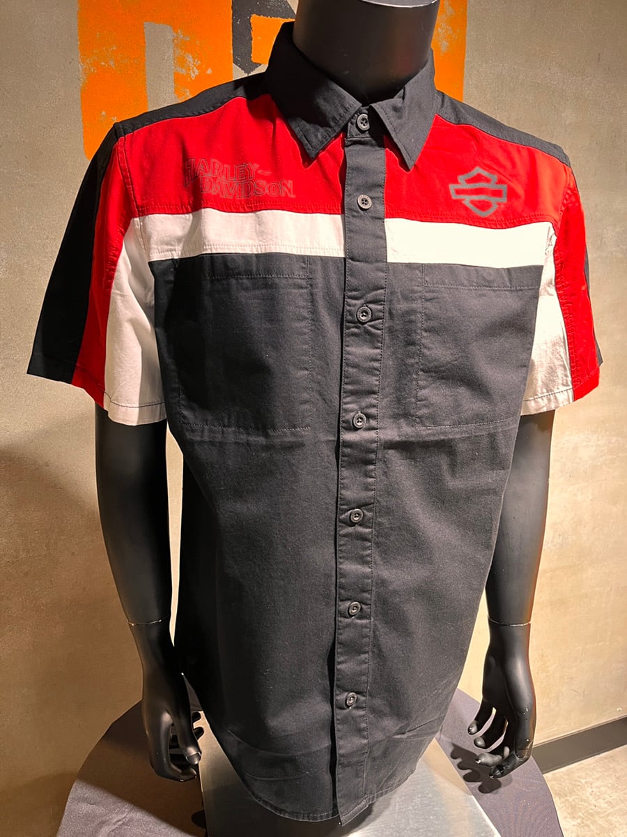 Screamin' Eagle(R) ベンテッド 半袖メカニックシャツ （カラー