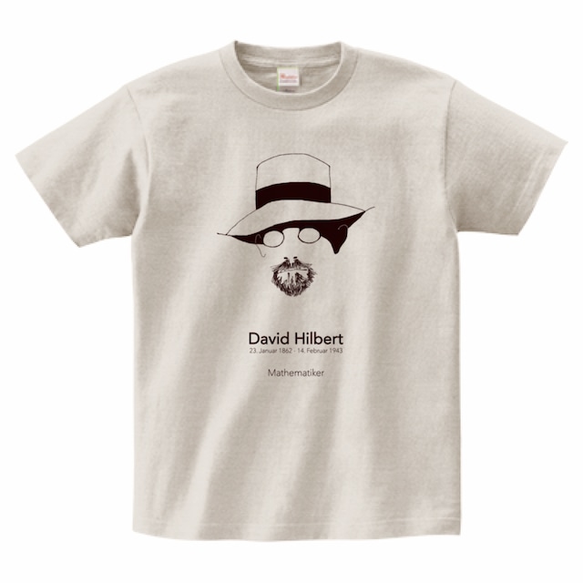 ダフィッド・ヒルベルトTシャツ_オートミール/David HIlbert T-shirt (Oatmeal)