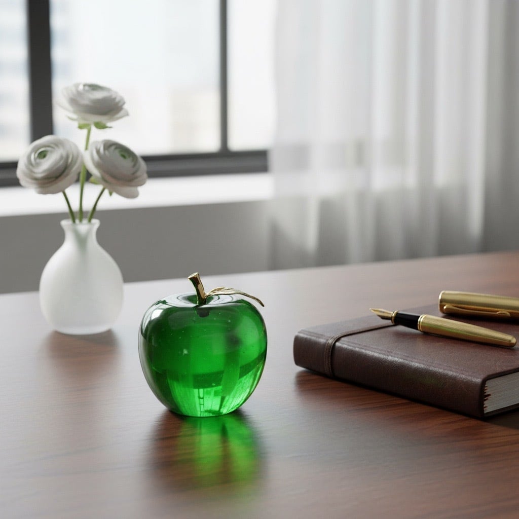 りんごのガラスオブジェ【efo2-1】 | ATELIER ECUDES