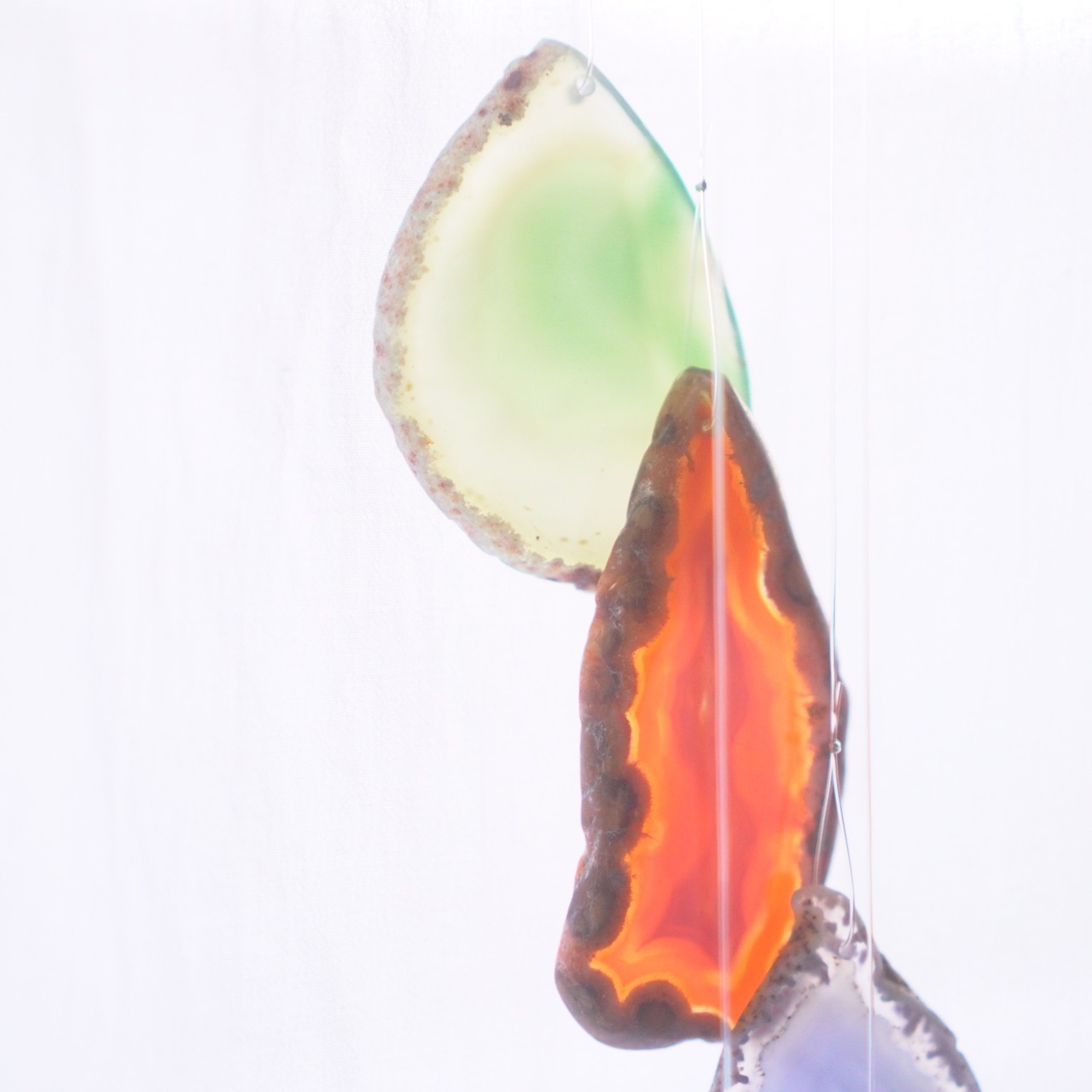 Fruits Wine 05 - アゲートヒーリングチャイム / Agate Sun Catcher Wind Chime 995