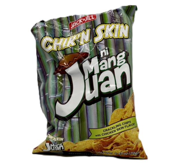 JACK'nJILL CHICHARRON ni Mang Juan CHICKEN SKIN flavor 70g　【チッチャロン マンジュアン チキンスキン味】