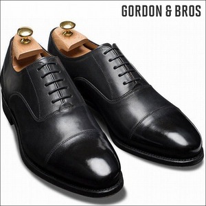 GORDON&BROS(ゴードン&ブロス)  革靴 黒 ブラック ストレートチップシューズ フォーマル ドレスシューズ グッドイヤーウェルテッド製法 FABIAN5092LA