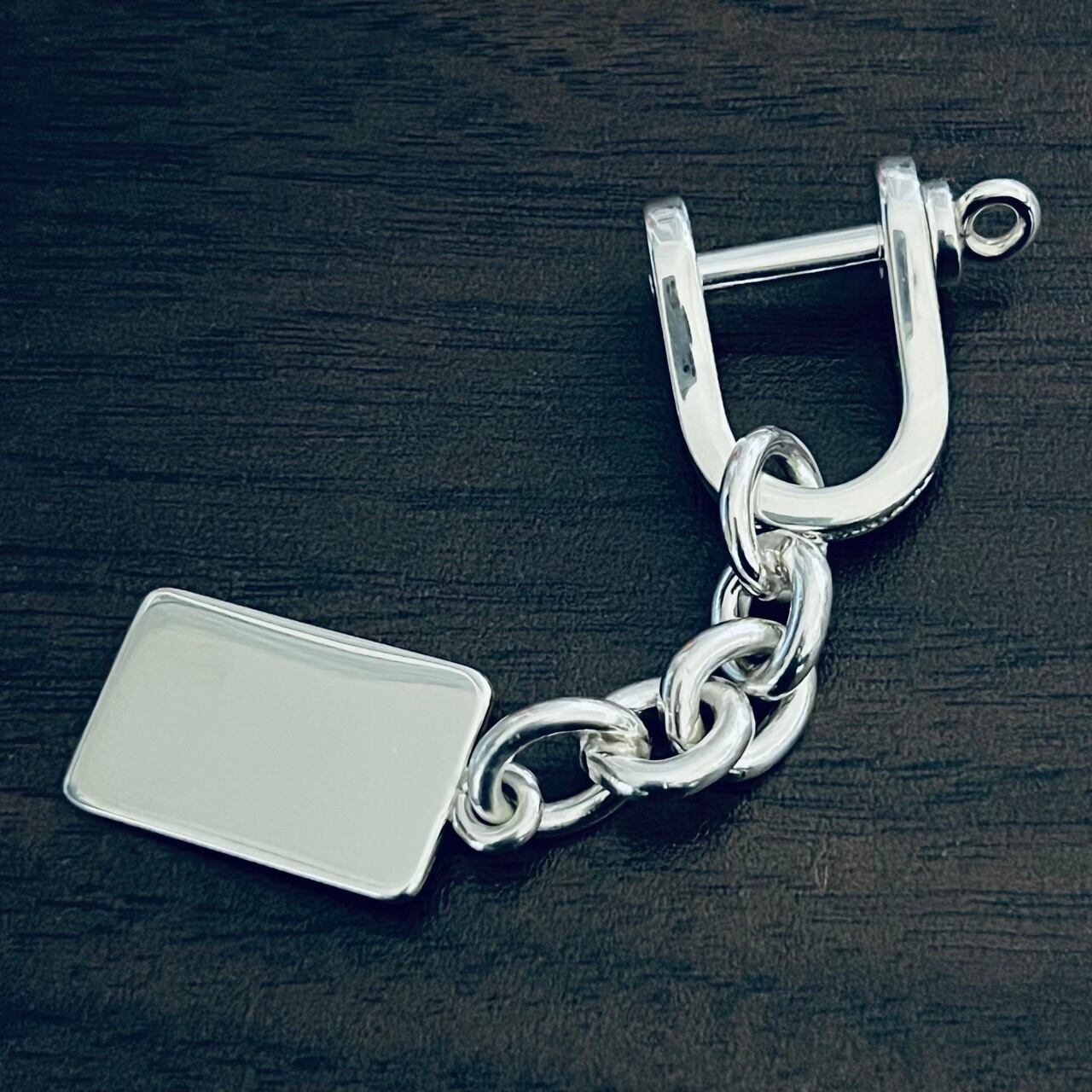 VINTAGE TIFFANY & CO. Shackle Key Holder Sterling Silver Deadstock  