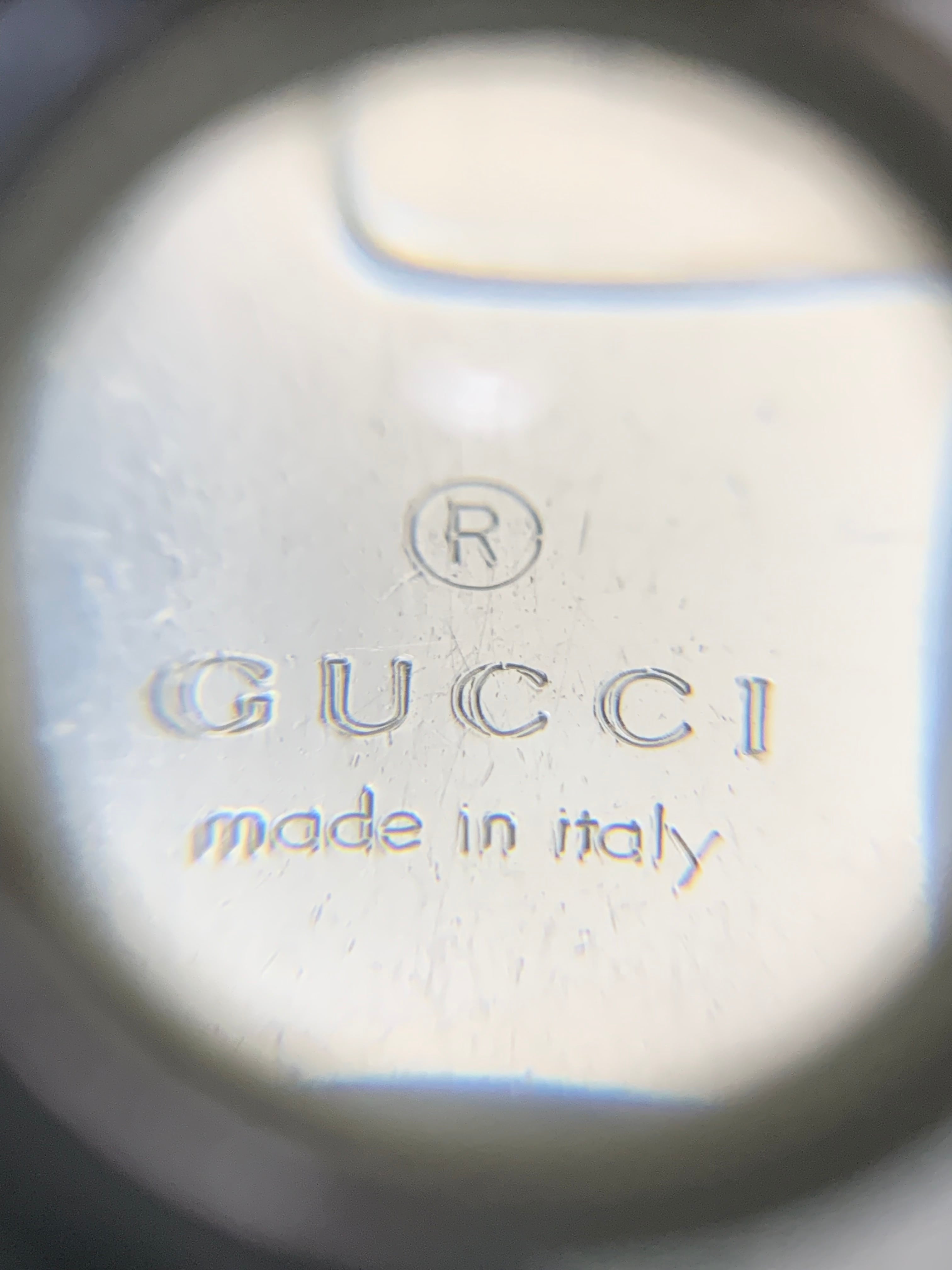 美品 オールドグッチ GUCCI ロゴ プレート ネックレストップ | Pay ID