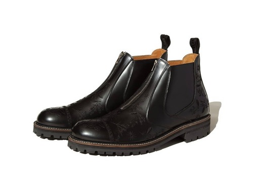 KYOU “ HUNTER" Embroidered Front-zip Hunting Boots by HARUTA”