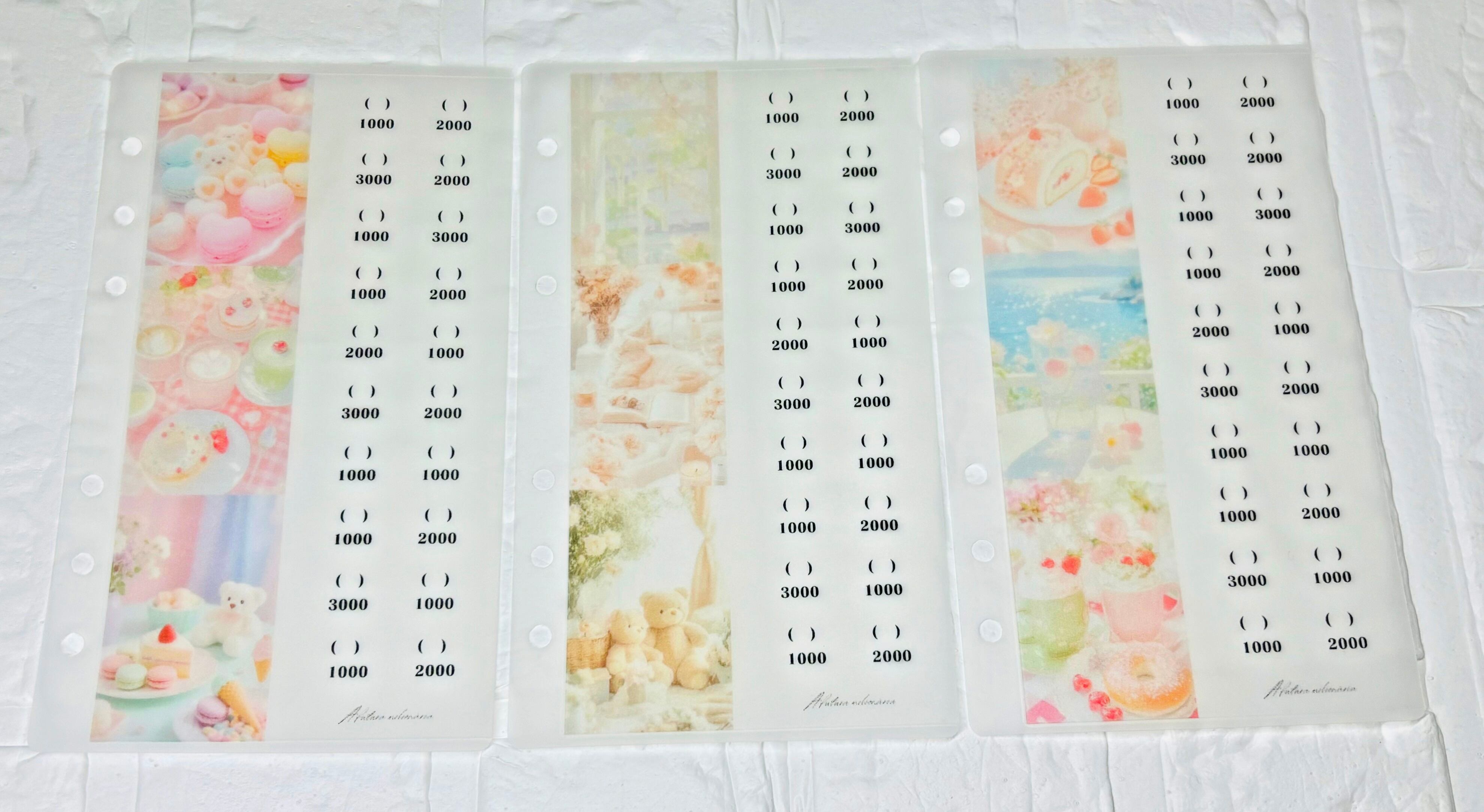 Lovely day saving - 6 pieces set | 未来の億万長者