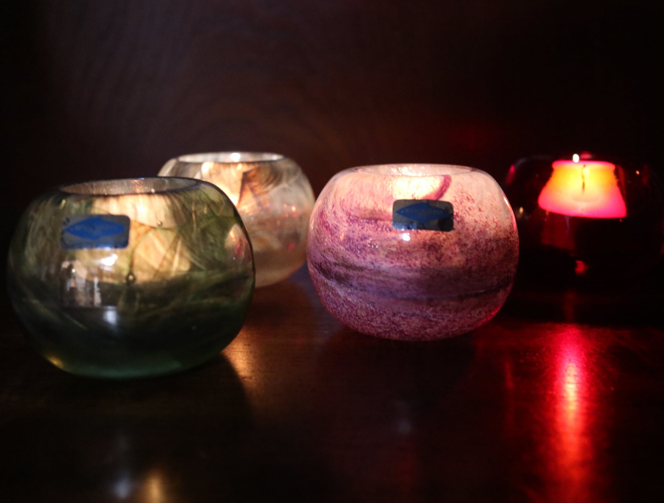 Nuutajärvi/iittala Pilvi（ピルヴィ）キャンドルホルダー ”森”（Green