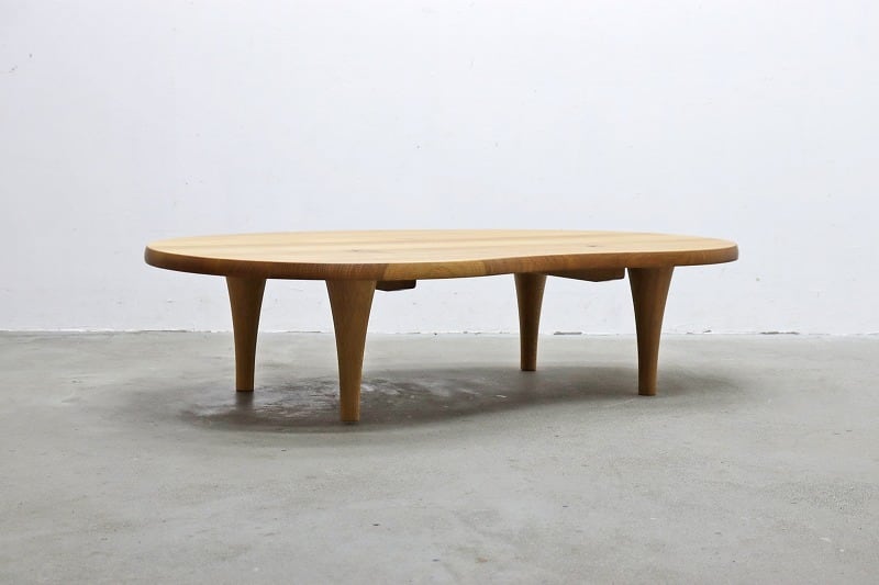 HIDA 飛騨産業キツツキ 森のことば 豆型 リビングテーブル センター