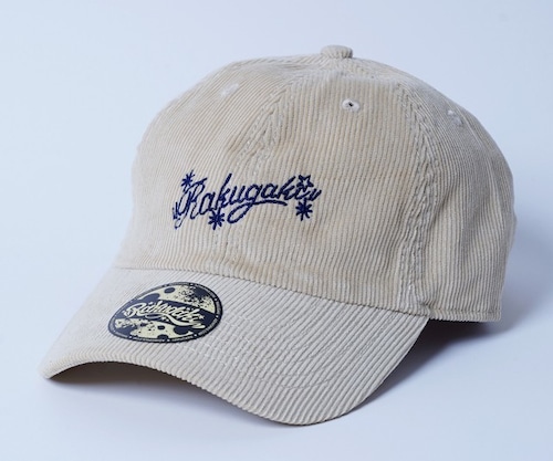 2018 RAKUGAKI NEON Logo Dad Cap Khaki x Navy