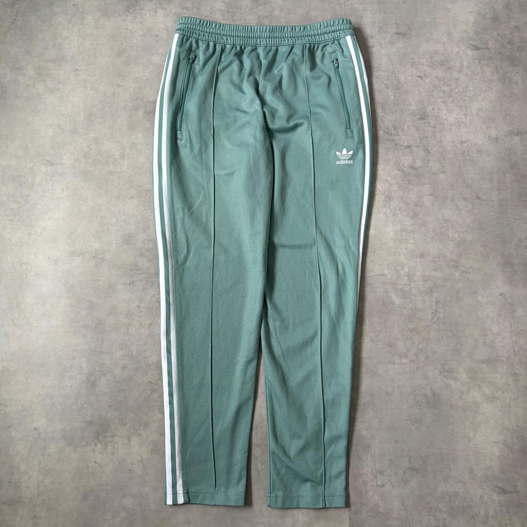 adidas アディダス トラックパンツ 古着 刺繍 2XL 紺 白 16488 | fuufu
