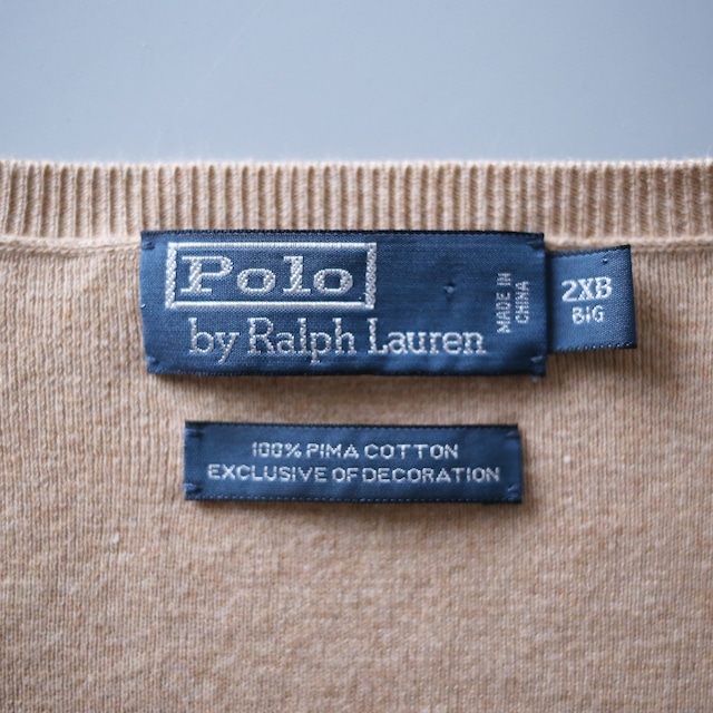 "Polo by Ralph Lauren" over silhouette knit vest
