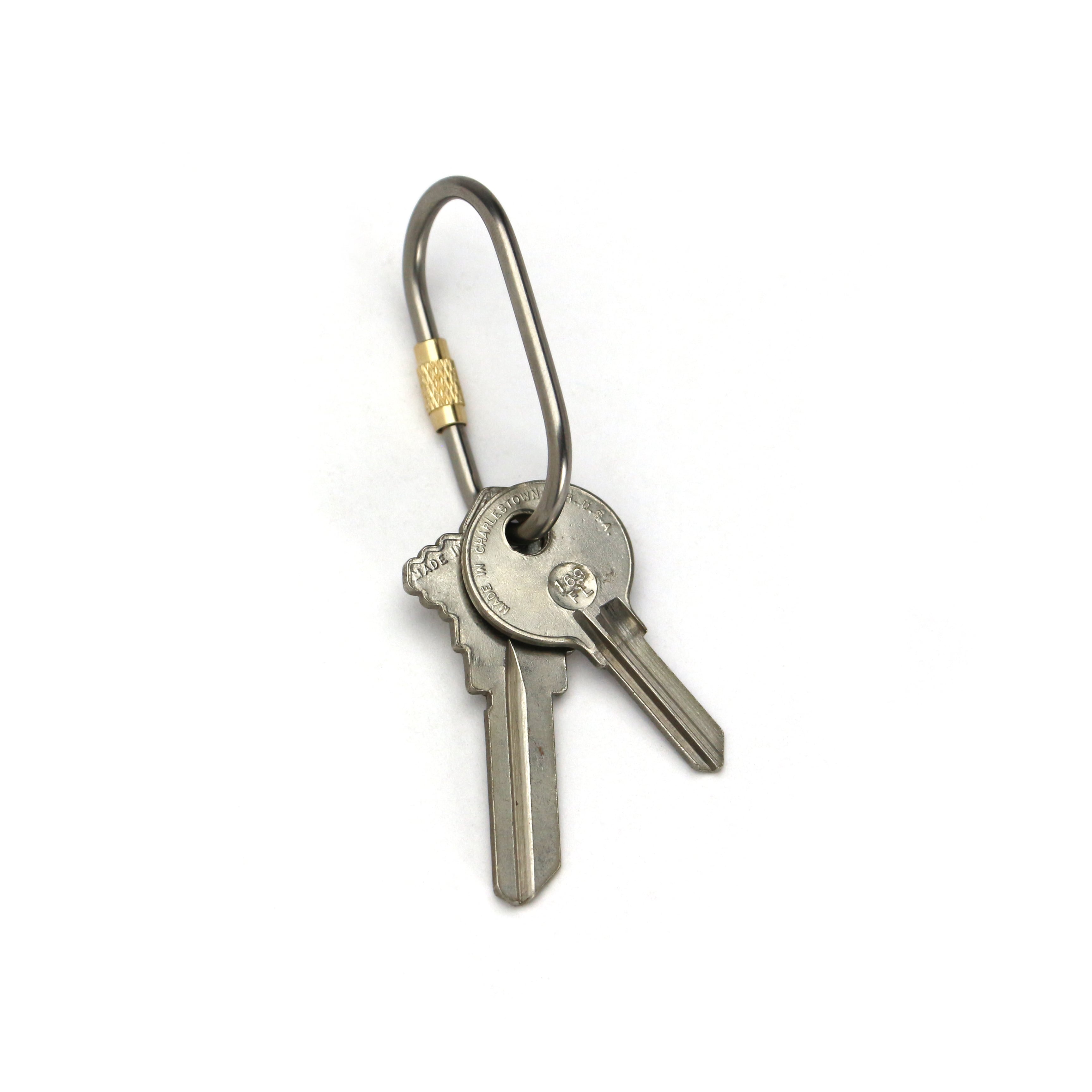 Titanium Screw Lock Keyring 