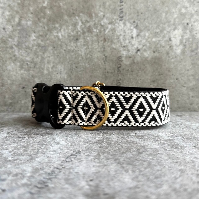 首輪 Nordic black 3.8cm幅