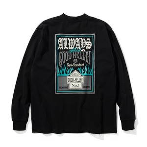 GOODHELLER " PK LOGO 9.5OZ L/S TSHIRT " BLACK