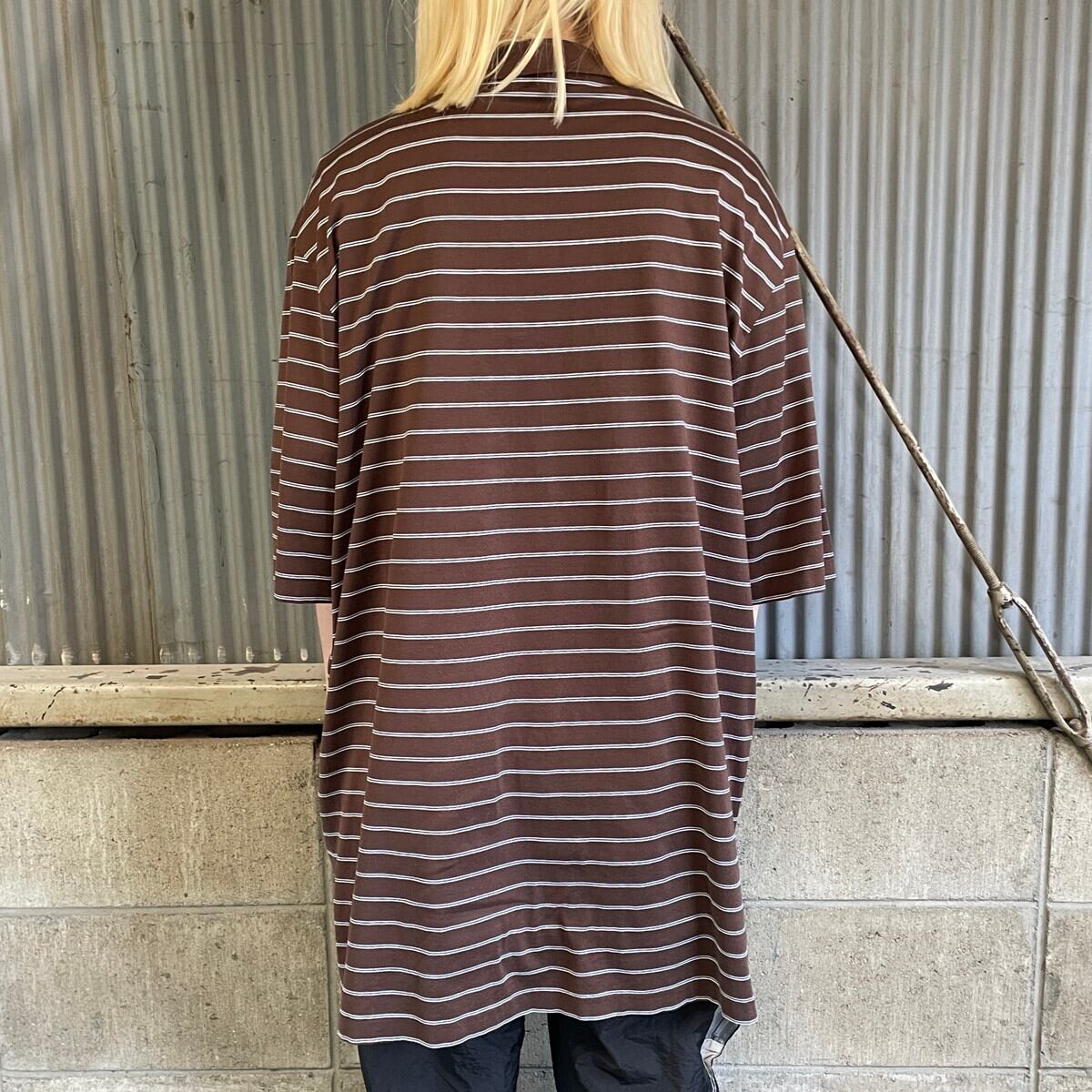 90年代 POLO GOLF Ralph Lauren ラルフローレン Tシャツ地 ボーダー