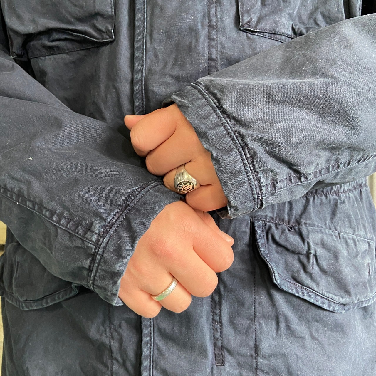 GAP オールドギャップ m-65タイプ フィールドジャケット コットン 
