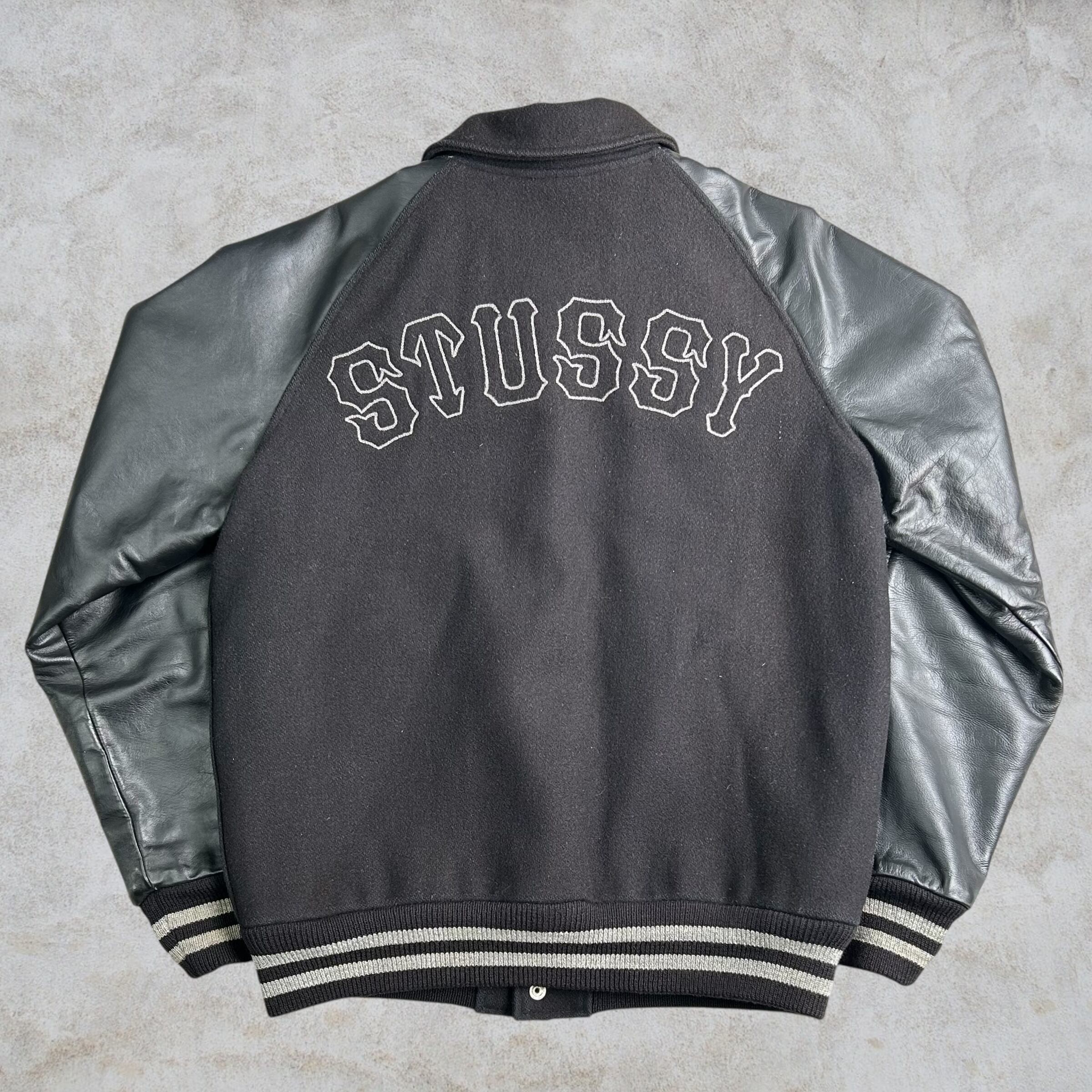 Special‼︎】 00's old stussy Varsity Jacket “25th Anniversary