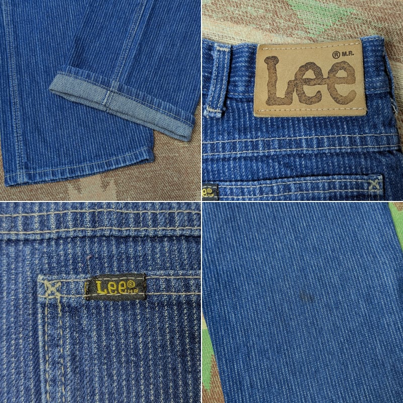 80s Lee 200-3143 Stripe Denim Jeans (W36) | Wonder Wear