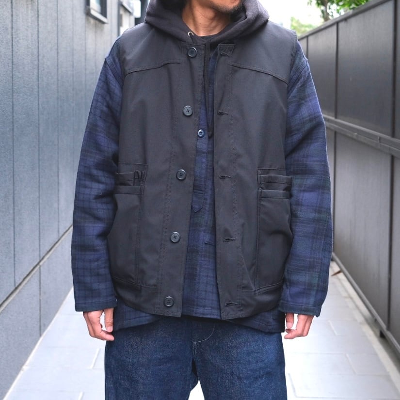 トップス SASSAFRAS OVERGROWN HIKER VEST M SIZE SASSAFRAS : OVERGROWN HIKER VEST(P/C WEATHER) (BLACK) – Reggieshop