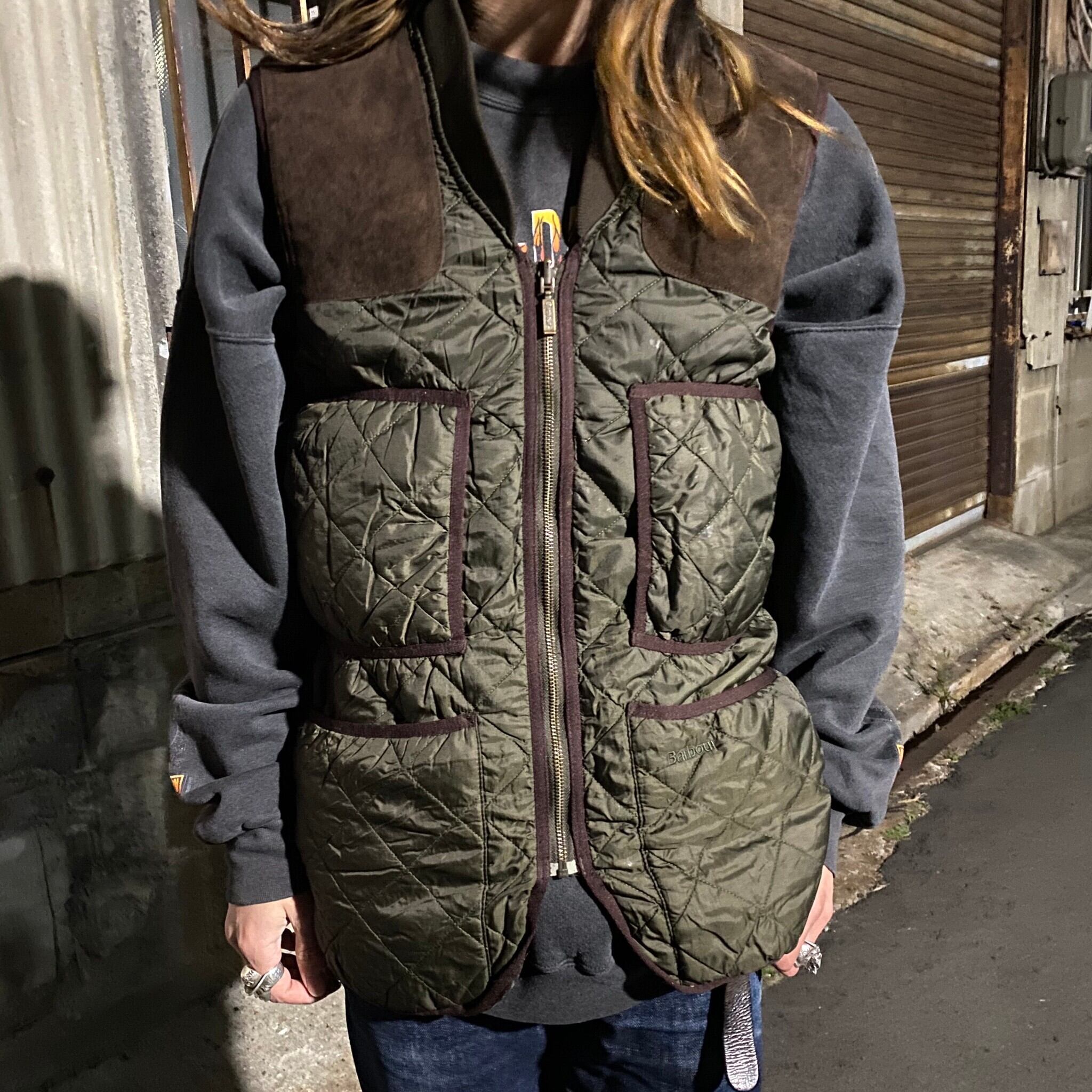 barbour ベスト キルティング ジャケット