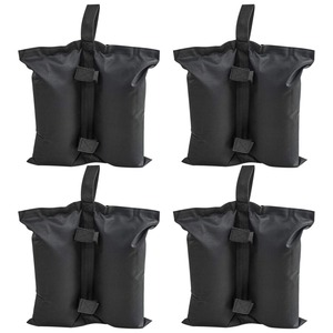 【数量限り】Sutekus テントやタープ固定用 砂袋 容量6L(砂10kg) ウエイトバッグ テント用 重り 重し袋 テントウエイト マジックテープ式 4個入り
