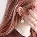 SET ITEMS || 【通常商品】 TSUBU TSUBU × PEARL PIERCING SET || 2 ITEMS || GOLD || FBA020