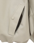 CLANE FAKE LEATHER BALLON JACKET